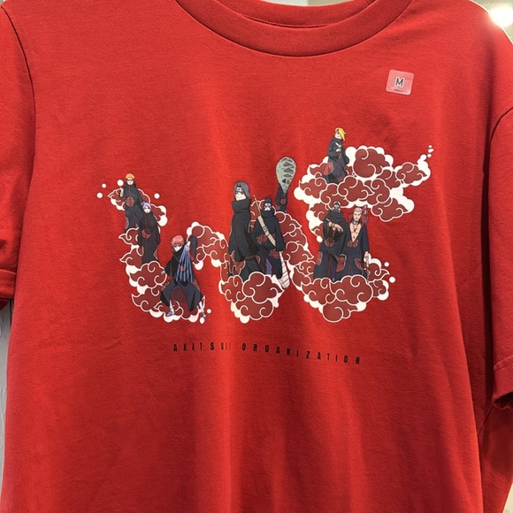 NWT Naruto Uniqlo Red Tee size Medium - Picture 3 of 4